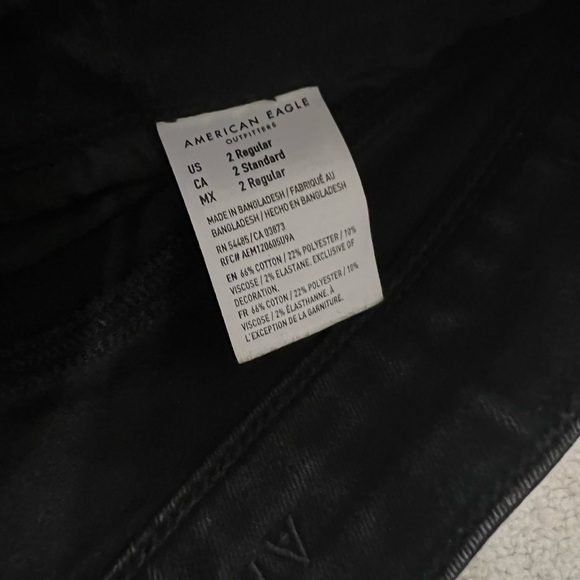 American Eagle Jeans - Black Skinny Jeans size 2 - Picture 2 of 3